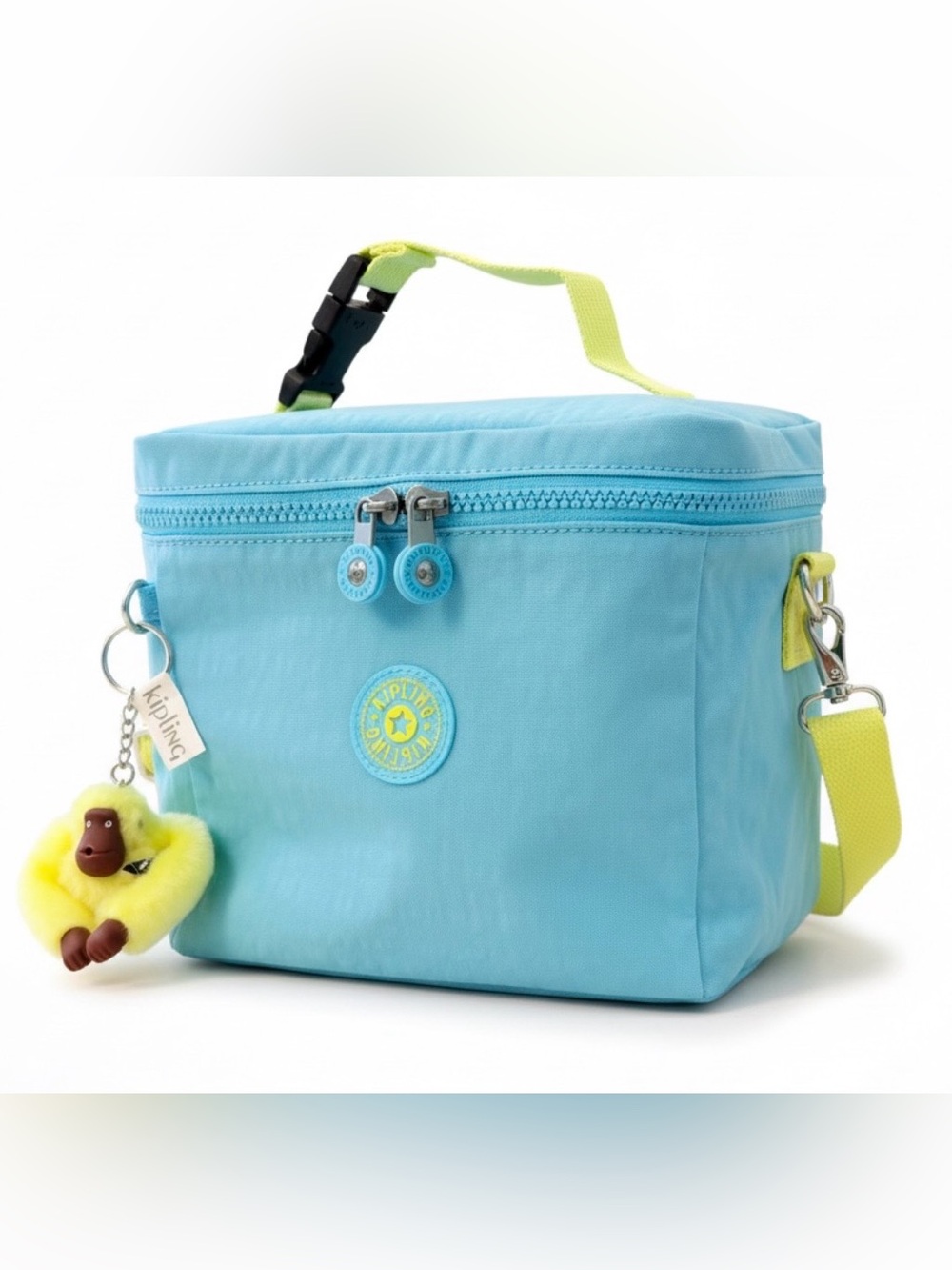 KIPLING Lunch bag Graham Insulated Travel School Food Bag Splash Blue